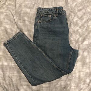Topshop high rise mom jeans